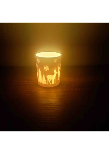 Yeni Yıl Temalı Işıklı Obje