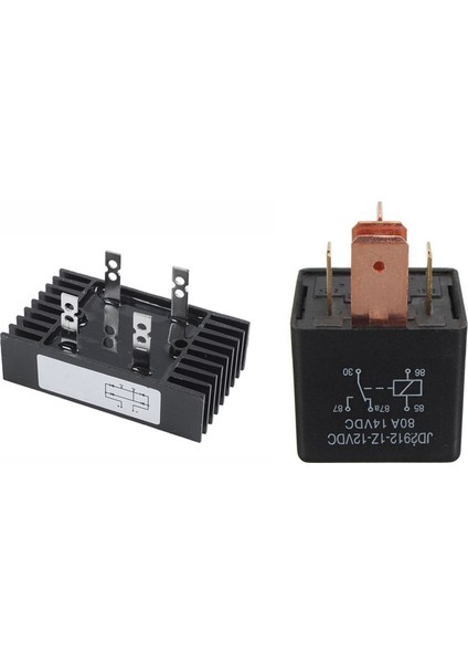 1 Pcs 100AMP 1200 Volts 4 Pimler 1 Faz Diyot Köprüsü Doğrultucu ve 1 Pcs 80A Dc 12V 5 Pin Dıy Güç Rölesi Araç Kamyon Aracı (Yurt Dışından)