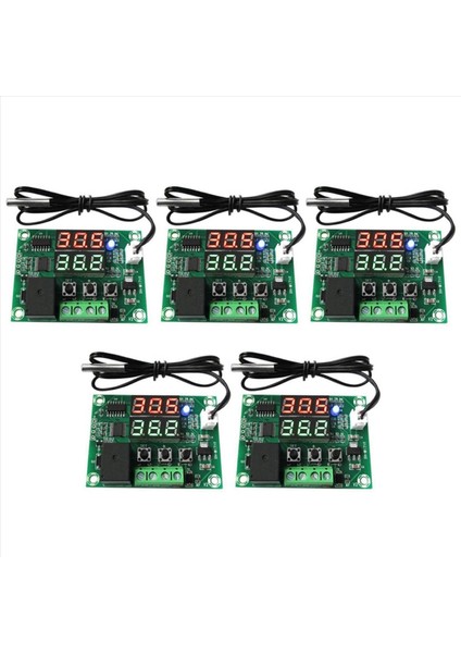 5x DC12V XH-W1219 Li Ntc Sensör Anahtarı Regülatör Sensör Modülü Sıcaklık Denetleyicisi Termostat (Yurt Dışından)