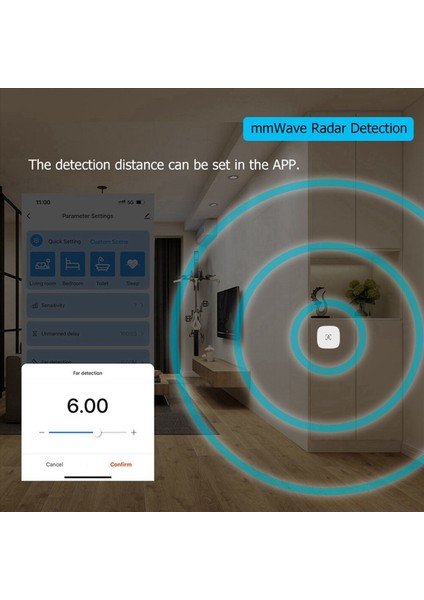 3x Tuya Zigbee Mmwave Insan Varlık Sensörü Parlaklık Mikrodalga Radar Algılama Pır Hareket Sensörü Duvar Montajı (Yurt Dışından) modelleri