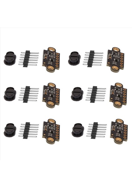 6x VL53L1X Aralıklı Uçuş Zamanı Sensörü Modülü 3V-5V Mesafe 400CM Ölçüm Uzatma Kartı Modülü Arduino (Yurt Dışından)