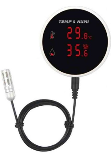 Tuya Wifi Sıcaklık ve Nem Sensörü Harici Prob Dijital LCD Ekran Iç Mekan Termometre Higometre Ab Fişi (Yurt Dışından) fiyatları