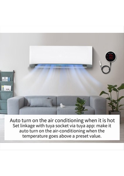 Tuka Zigbee Sıcaklığı ve Nem Sensör Alarmı Fide Fide Fermantasyonu Için LED Ekranlı Alarm Hayvan Yetiştirme Ingiltere Fiş (Yurt Dışından) fiyatları