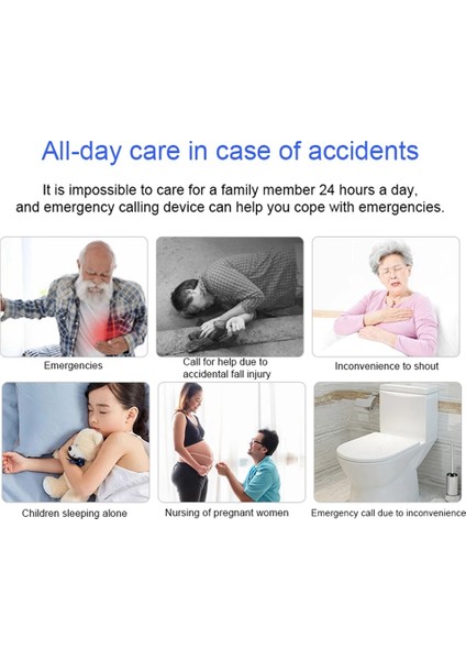 Akıllı Sos Düğmesi Kablosuz Bakıcı Pager Uyarı Verici Acil Durum Çağrı Düğmesi Çocuk Yaşlı Hasta Zigbee (Yurt Dışından) fırsatları