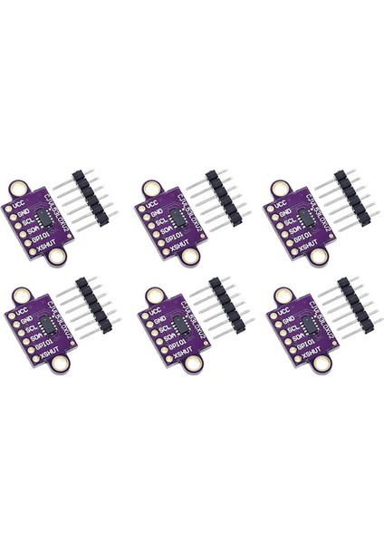 6pcs VL53L0X Uçuş Süresi Tof Ranging Sensör Breakout 940NM GY-VL53L0XV2 Mesafe Modülü I2C Iıc (Yurt Dışından)