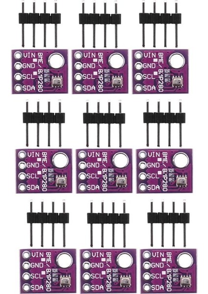 9pcs BMP280 5V Dijital Sıcaklık Barometrik Basınç Sensörü Modülü Sıcaklık Sensörü Atmosfer Basınç Kartı (Yurt Dışından)