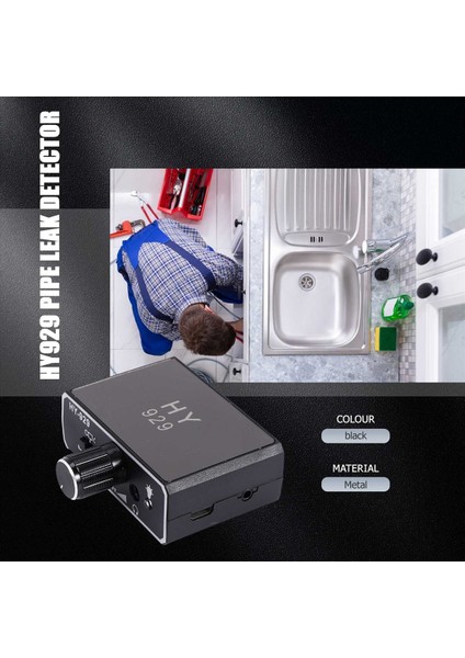 HY929 Bağımsız Boru Su Sızıntısı Dedektörü Duvardan Duyulur Mukavemetli Su Borusu Sızıntı Detektörü Onarım Için (Yurt Dışından) indirimleri