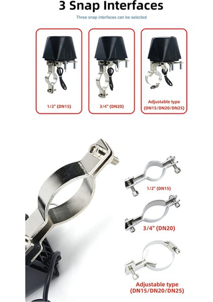 2x Elektrik Otomatik Gaz Boru Hattı Manipülatör Valfi DN15 DN20 DN20 DN25 Gaz Su Alarmı Için 12V Kesme Kesme Top Valfı A (Yurt Dışından) fiyatları