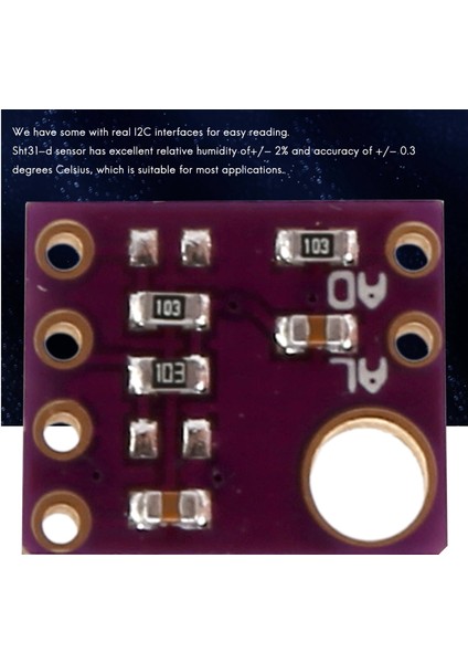 SHT31 SHT31-D Sıcaklık ve Nem Sensörü Breakout Tahtası Arduino Için Hava Modülü (Yurt Dışından) indirimleri