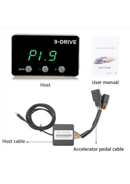 Gazı Kontrolörü 9 Mod Pedalı Hızlandırıcı Jeep Wrangler Için Yakıt Verimli Jk Dodge Challenger Ram 1500 (Yurt Dışından)