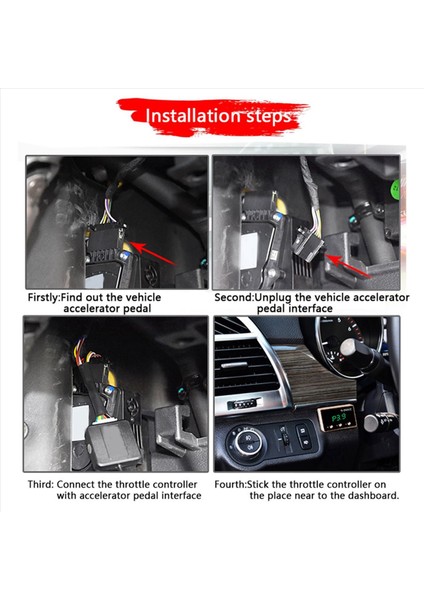 Gazı Kontrolörü 9 Mod Pedalı Hızlandırıcı Jeep Wrangler Için Yakıt Verimli Jk Dodge Challenger Ram 1500 (Yurt Dışından) fiyatları