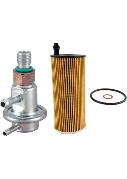 1 Set Yağ Filtre Kiti OX404DECO &amp 1 Set 23280-75010 Yakıt Basıncı Regülatörü Assy (Yurt Dışından)