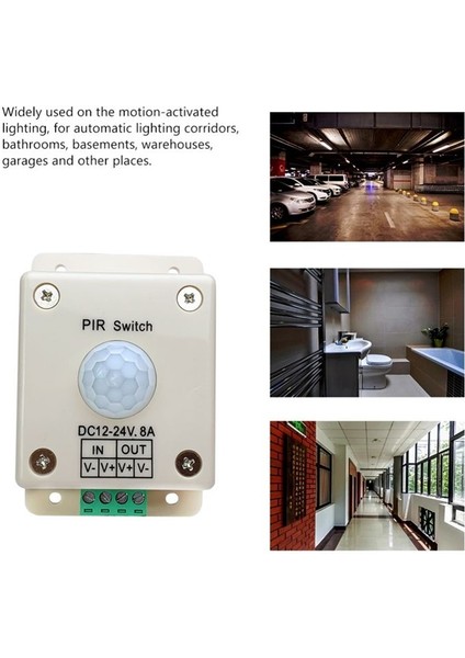 LED Şerit Şerit Ampul Lambası Kızılötesi Hareket Sensörü Anahtarı Için Otomatik Dc 5V 12V 24V Kızılötesi Hareket Sensörü Anahtarı (Yurt Dışından) fiyatları