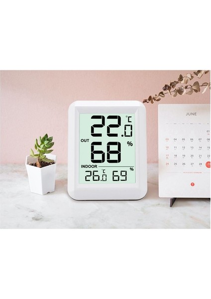 Kablosuz Termometre Higrometre Babyroom Dijital LCD Sıcaklık Nem Monitörü Kapalı Açık Hava Durumu Istasyonu Sensörü (Yurt Dışından) fırsatları