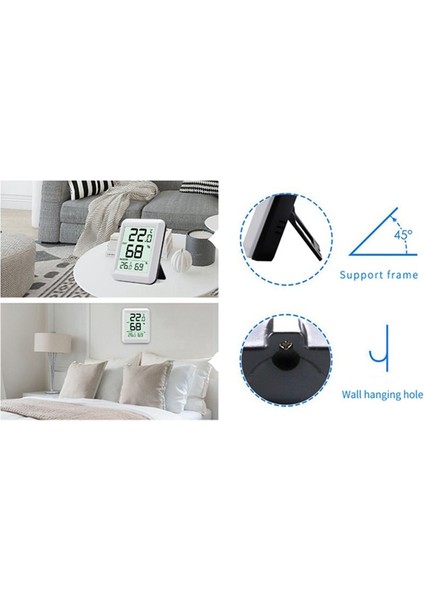 Kablosuz Termometre Higrometre Babyroom Dijital LCD Sıcaklık Nem Monitörü Kapalı Açık Hava Durumu Istasyonu Sensörü (Yurt Dışından) indirimleri