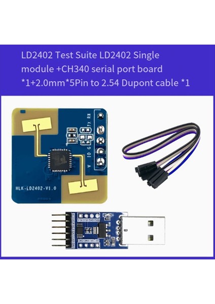 LD2402 24G Statik Insan Vücudu Varlığı Algılama 7m Aıot Millimetre Dalga Sensörü Radar Modülü Gpıo ve Uart Arayüzleri (Yurt Dışından) fiyatları
