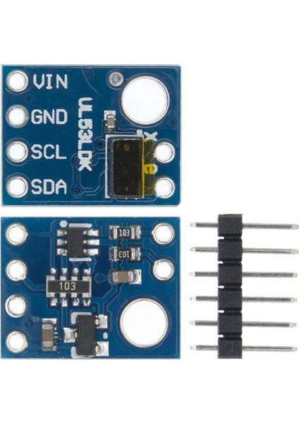 VL53L0X Uçuş Süresi (Tof) Değişen Sensör Breakout 940NM GY-VL53L0X V1/v2 Mesafe Modülü I2C Iıc GY-530 3 3V/5V (Yurt Dışından) fırsatları
