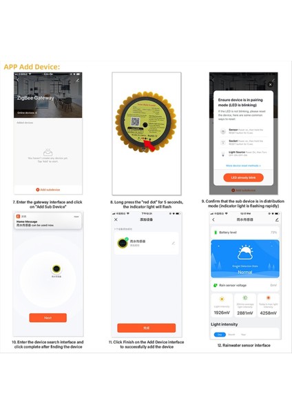 Tuya Zıgbee Güneş Güneş Işığı ve Yağmur Suyu Sensörü 2 1 Yağış Güneş Işığı Hava Tespit Sensörü Ev Akıllı Yaşam (Yurt Dışından) fiyatları