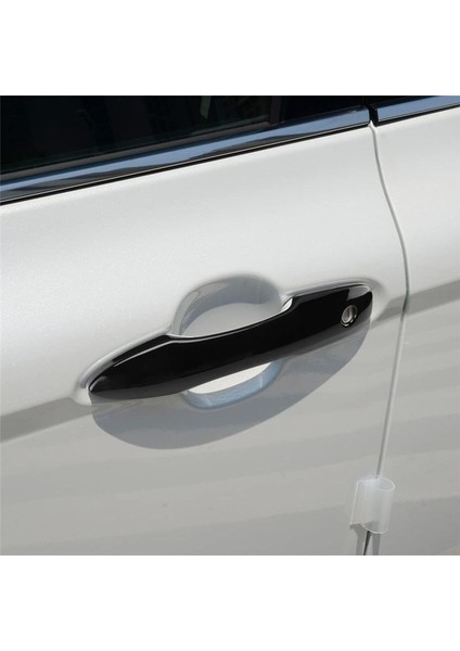 Toyota Camry Için 2018-2023 Corolla 2020-2023 Araba Kapı Tığlığı Kapak Trim Aksesuarları (Akıllı Anahtar Delikleri Yok Parlak Siyah) (Yurt Dışından) modelleri