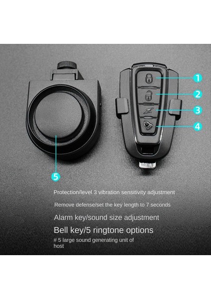 Kablosuz Bisiklet Titreşim Alarmı USB Şarj Edilebilir Motosiklet Bisiklet Alarmı Uzaktan Hırsızlık Önleyici Bisiklet Dedektörü Alarm Sistemi (Yurt Dışından) fiyatları