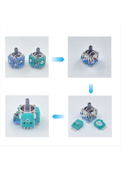20PAIR 3D Analog Stick Mini Anahtar Sensör Modülü Gamepad Salonu Etkisi Ps5 Için Potansiyometre (Yurt Dışından) fırsatları