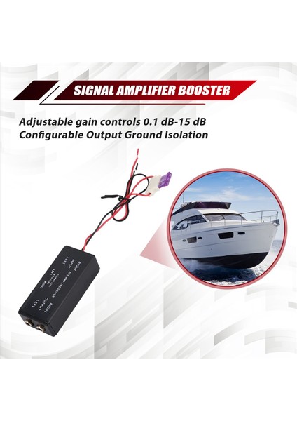 Yeni Siyah Rca Giriş/çıkış Ayarlanabilir Pac Turbo 1 Hat Sürücü Sinyal Amplifikatör Booster Adaptörü Araba Teknesi Için (Yurt Dışından) indirimleri