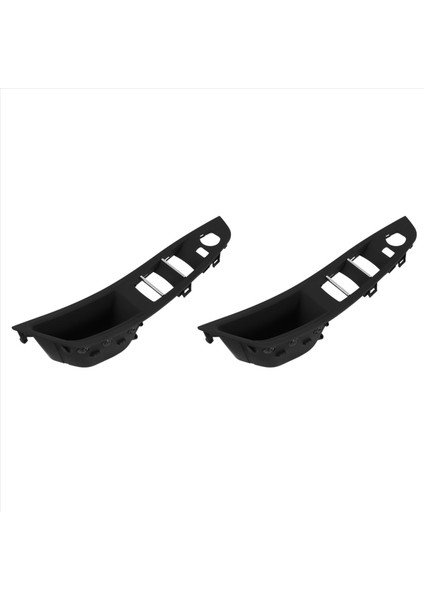 2pcs Araba Sürücü Koltuğu Ön Sağ Kol Dayama Iç Kapı Kolu Bmw F10 Için 1hole Çekme 10-17 Lhd Otomatik Iç Siyah (Yurt Dışından)