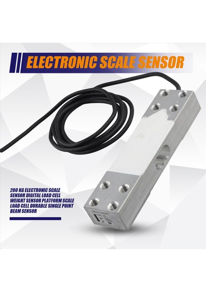 200 kg Ölçekli Sensör Dijital Yük Hücre Ağırlığı Sensörü Platformu Ölçek Hücre Dayanıklı Tek Nokta Işın Sensörü (Yurt Dışından) fırsatları