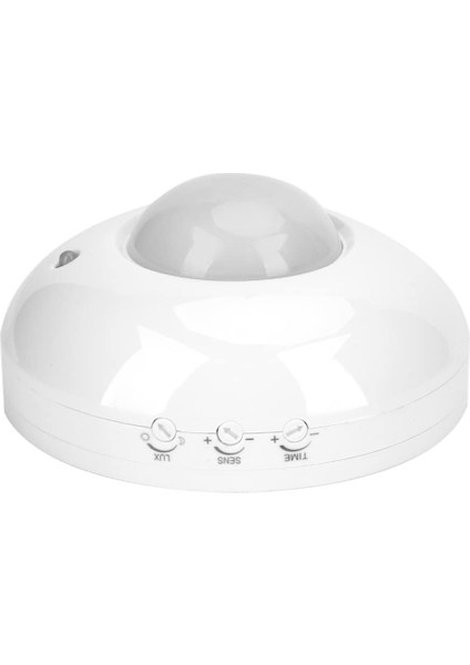 Hareket Dedektörü LED Hafif Insan Hareket Kızılötesi Dedektör 360 Derece Tavan Tesisat Koridoru Banyo Tavan (Yurt Dışından)