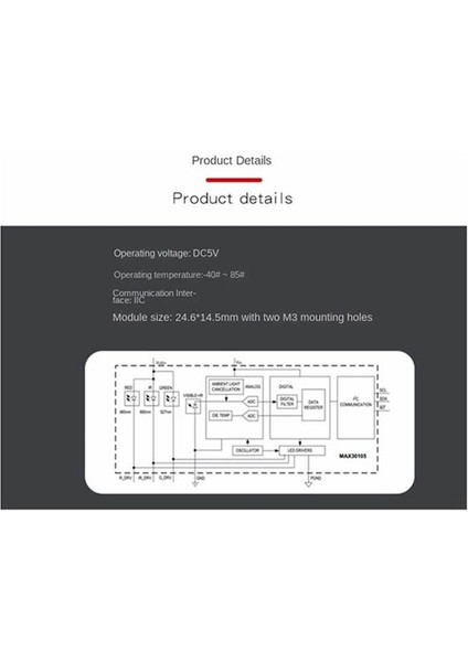 MCU-30105 MAX30105 Optik Sensör Parçacık Sensörü Duman Algılama Alev Modül Sensörü (Yurt Dışından) fiyatları