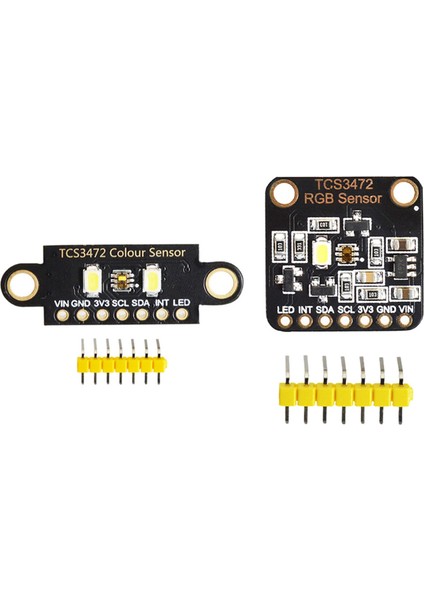 2 Pcs Renk Tanıma Sensörü TCS230 TCS3200 Arduino STM32 Dc 3 3/5V Için Parlak Işık Sensörü Rgb Iki Delikli ve Kare (Yurt Dışından)