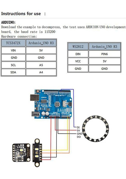 2 Pcs Renk Tanıma Sensörü TCS230 TCS3200 Arduino STM32 Dc 3 3/5V Için Parlak Işık Sensörü Rgb Iki Delikli ve Kare (Yurt Dışından) fırsatları