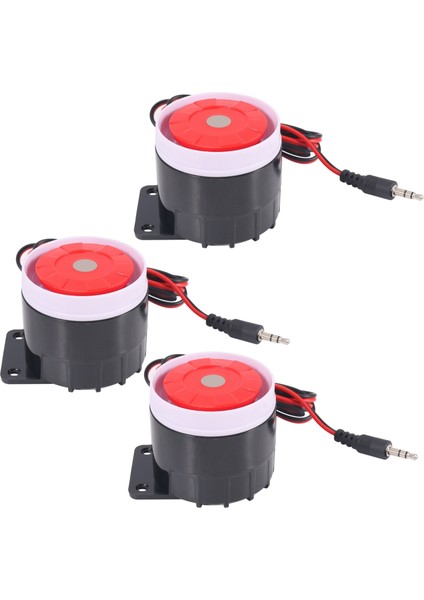 Ev Güvenlik Alarm Sistemi Için 3x Kablolu Mini Siren Boynuz Siren 120DB 12V (Yurt Dışından)
