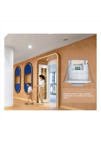 2x Tavan Gömülü Pır Hareket Sensörü Kızılötesi Koridor Depoları Için Ayarlanabilir Dedektör (Yurt Dışından) indirimleri