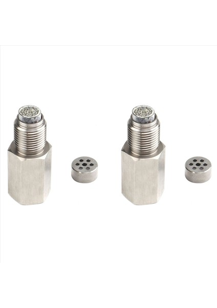 2x M18X1 5 O2 Decat Hidrojen Lambda O2 Extender Ara Ara Çıkarma Motoru Için Filtre Elemanları ile Oksijen Sensör Adaptörü (Yurt Dışından)