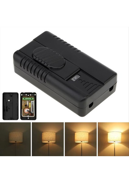 Ayak Dimmer Switch Tam Sıralı Slayt Slayt Kontrol Anahtarı Zemin Işık Leak Akkor Ampul 100V-120V Eu-Plug Için (Yurt Dışından) fiyatları