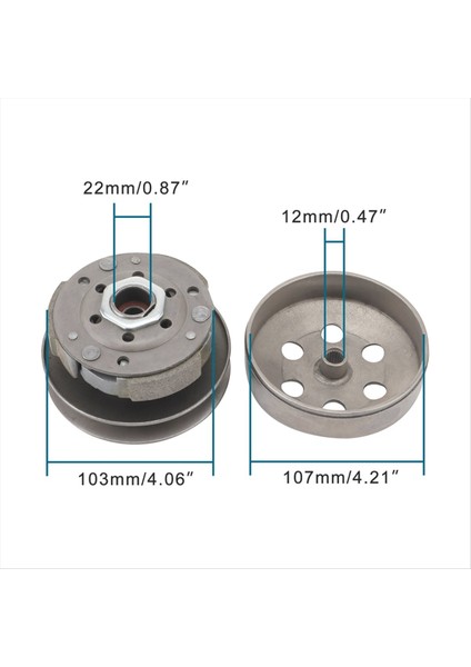Gy6 50CC 4 Strok Motor Atv Aksesuarları Için Motosiklet Tahrikli Tekerlek Montaj Kavraması Bileşeni (Yurt Dışından) fiyatları