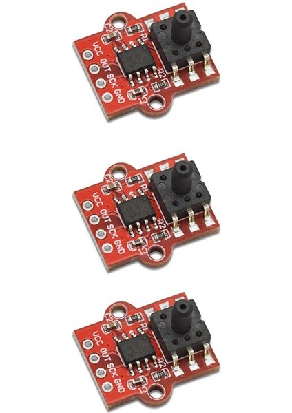 3x 0-40KPA Hava Basınç Sensörü Modülü Su Seviyesi ve Sıvı Seviye Sensör Kontrolör Kartı (Yurt Dışından)