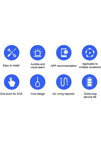 Akıllı Sos Düğmesi Kablosuz Bakıcı Pager Uyarı Verici Acil Durum Çağrı Düğmesi Çocuk Yaşlı Hasta Wifi (Yurt Dışından) modelleri