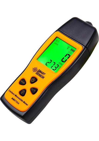 Elde Taşınan Karbon Monoksit Ölçer 80DB Işık Co Sızıntı Dedektörü Taşınabilir Handheld Co Detektörü Co Gaz Analizörü (Yurt Dışından)