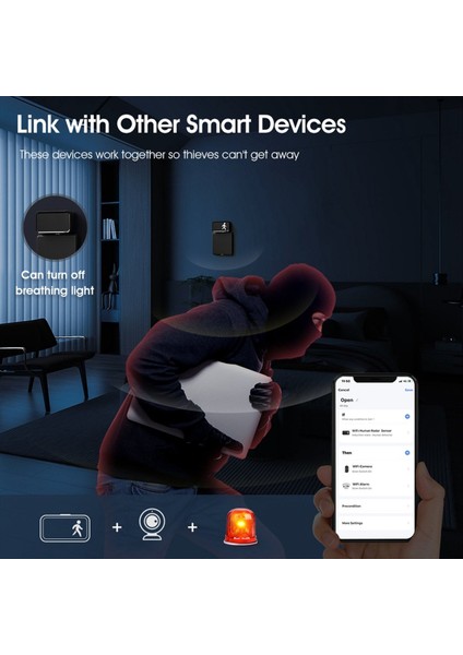 Tuya Wifi Insan Varlık Dedektörü 24G Radar Dedektörü Hareket Sensörleri Akıllı Insan Vücudu Pır Sensörü Akıllı Yaşam (Yurt Dışından) modelleri