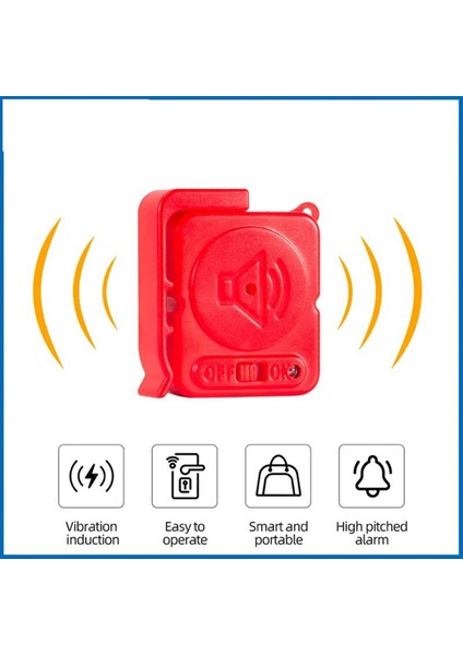 Titreşim Alarm Sensörleri 120DB Ultra Slim Dedektörü Ev Penceri Kapısı Bisiklet Çantası Güvenliği Siyah Için Hırsızlık Önleme Hırsız Alarmı (Yurt Dışından) fiyatları