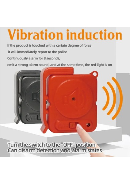 Titreşim Alarm Sensörleri 120DB Ultra Slim Dedektörü Ev Penceri Kapısı Bisiklet Çantası Güvenliği Siyah Için Hırsızlık Önleme Hırsız Alarmı (Yurt Dışından) indirimleri