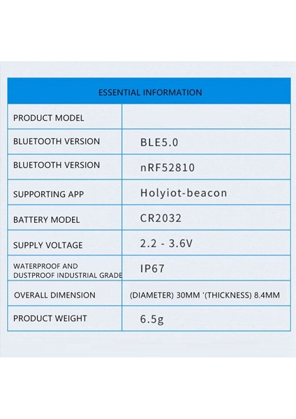 Ivmeölçer Sensörü ile 3x Işaret Etiketi 5 0 Düşük Güç Tüketimi Su Geçirmez Ibeacon Etiketi (Yurt Dışından) indirimleri