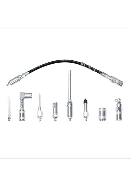 Takım Gres Ucu 9 Parçalı Gres Kuplör Kiti Hızlı Bağlantı Gres Bağlantıları Tam Yağlama Aksesuarları (Yurt Dışından)