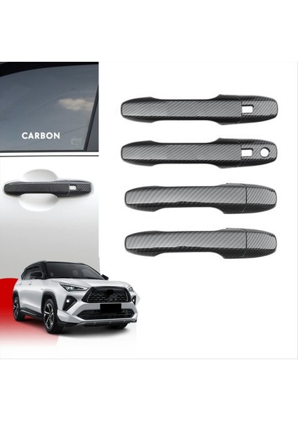 Araba Kapı Kolu Kapak Araba Dış Kol Kapağı Kaplama Toyota Yaris Cross 2023 Güneydoğu Asya Versiyonu (Yurt Dışından) fiyatları