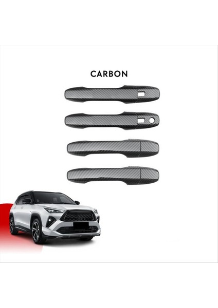 Araba Kapı Kolu Kapak Araba Dış Kol Kapağı Kaplama Toyota Yaris Cross 2023 Güneydoğu Asya Versiyonu (Yurt Dışından) fırsatları