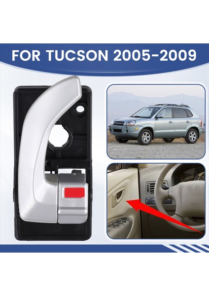 82620-2E000 826202E000 Araba Hyundai Tucson Için Iç Iç Kapı Kulpları 2005-2009 Otomatik Parçalar Sağ (Yurt Dışından) indirimleri