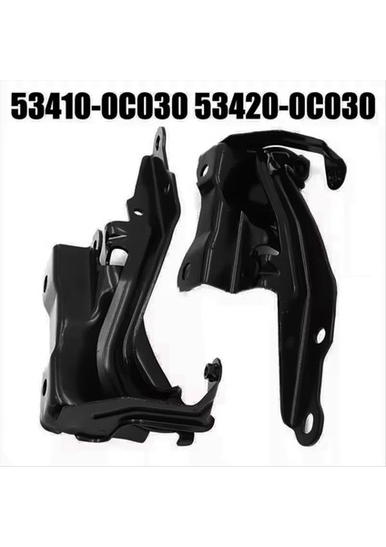 1 Çift Araba Başlıklı Menteşe 53410-0C030 53420-0C030 Toyota Tundra Usk5 Upk5 Gsk5 2013-2017 Yeni Yüksek Kalite (Yurt Dışından)