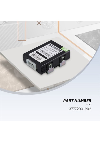 Ön Aks Elektrik Debriyaj Kontrolörü 3777200-P02 Büyük Duvar Kanadı Için 5 CC1031PS60 Avrupa Sürümü (Yurt Dışından) fiyatları